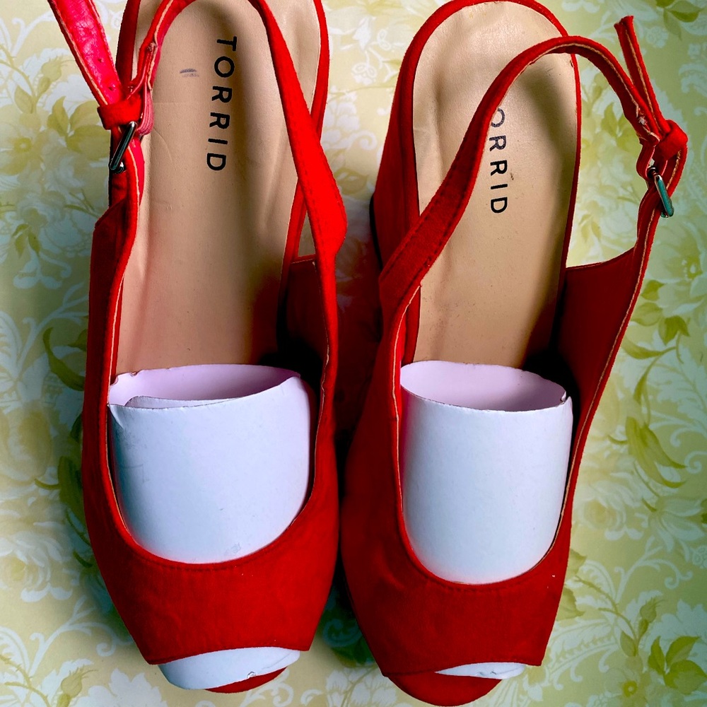Orange Torrid Wedges